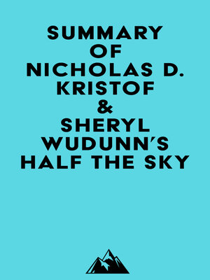 cover image of Summary of Nicholas D. Kristof & Sheryl WuDunn's Half the Sky
